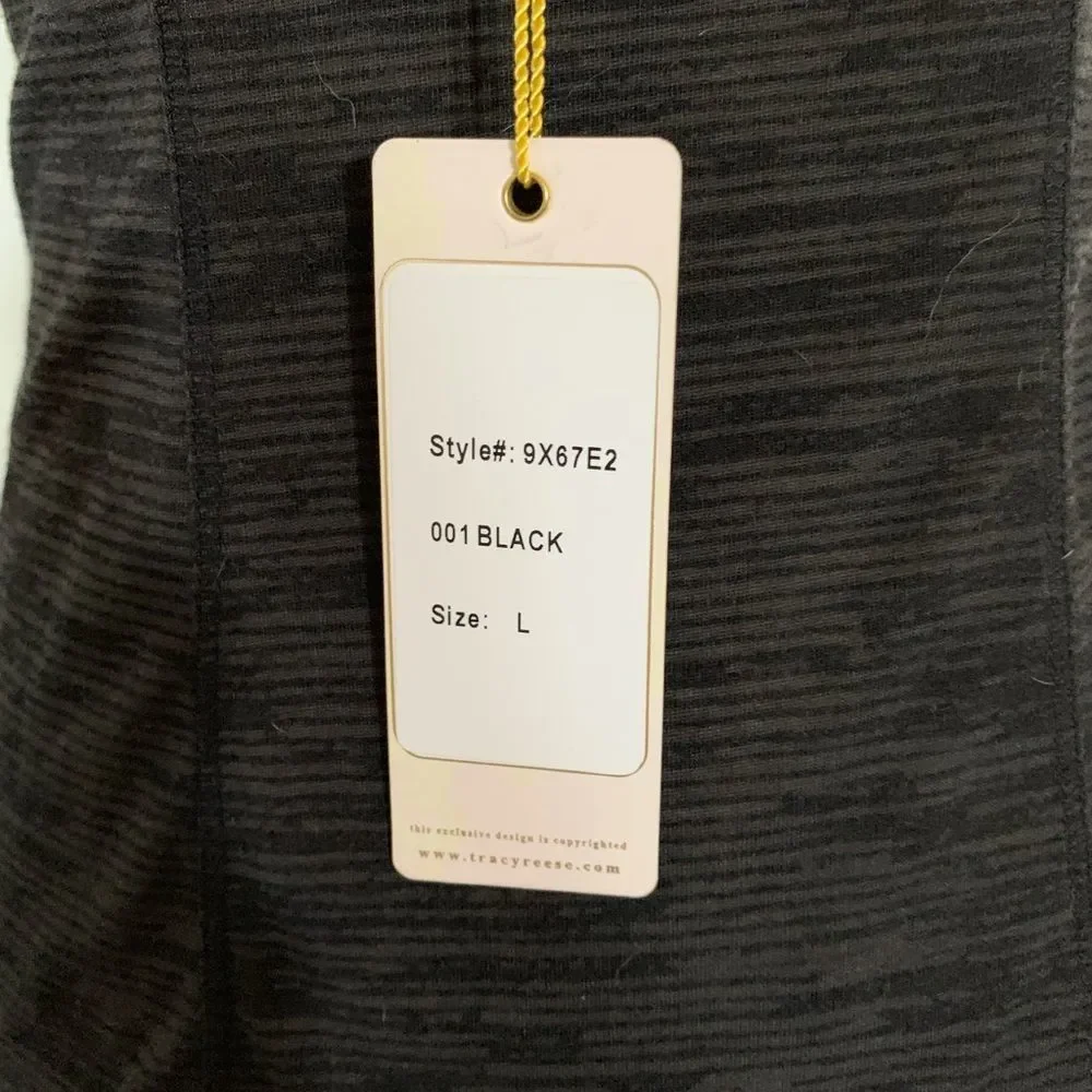 Tracy Reese Black Poly Viscose Camisole large NWT - Picture 14 of 16
